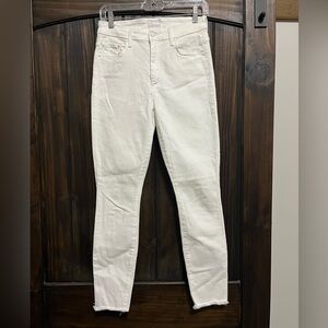 Mother High waisted looker ankle frey